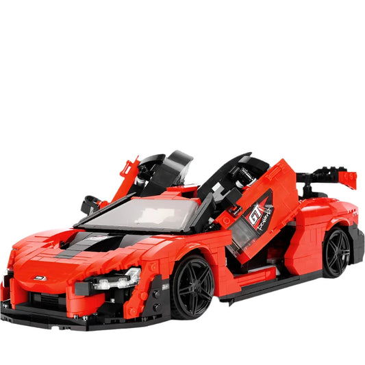 Red Senna Sport Car Model Toy for Kids