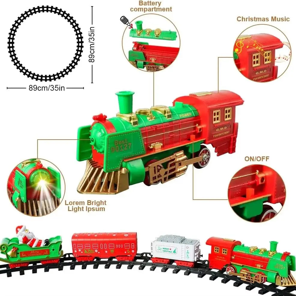 VATOS Christmas Tree Train Set