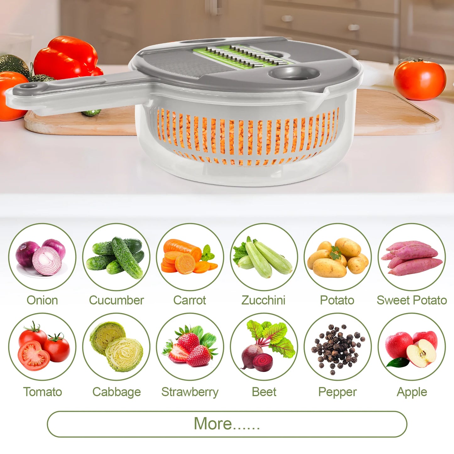 11-in-1 Multifunctional Vegetable Chopper