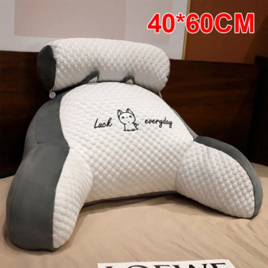 2-in-1 Bed Animal Backrest Pillow