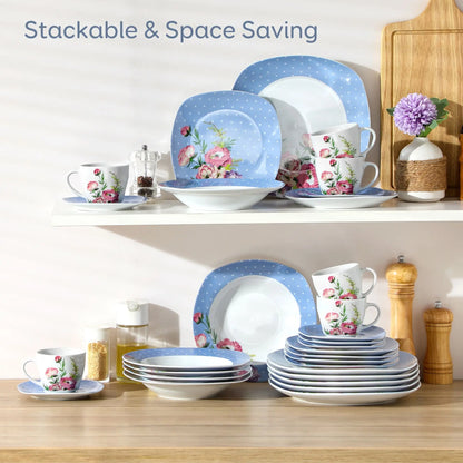 VEWEET Porcelain Tableware Set