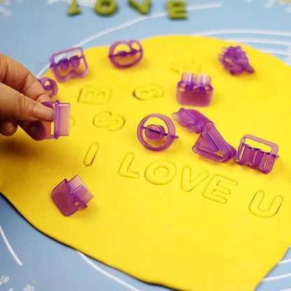 40-Piece Alphabet Cake Mold Set