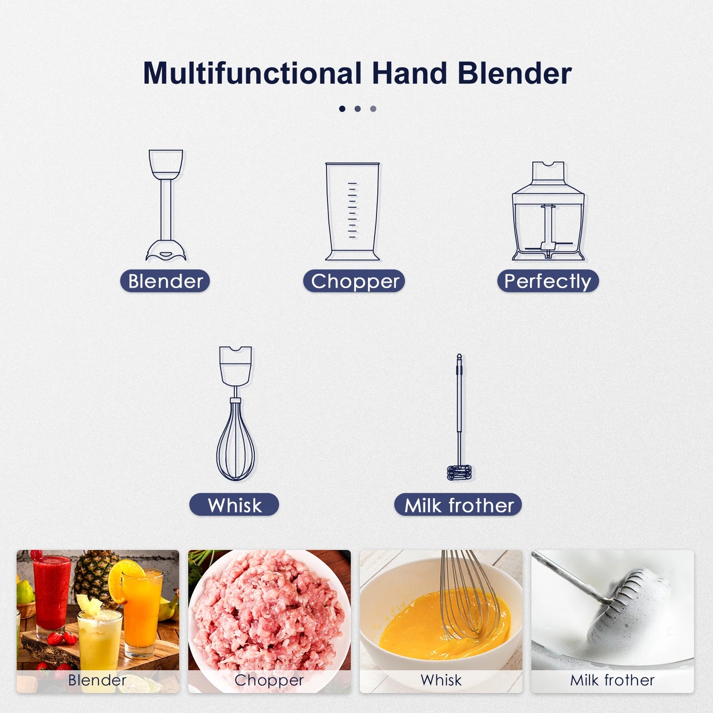 Reemix 5-in-1 Hand Blender