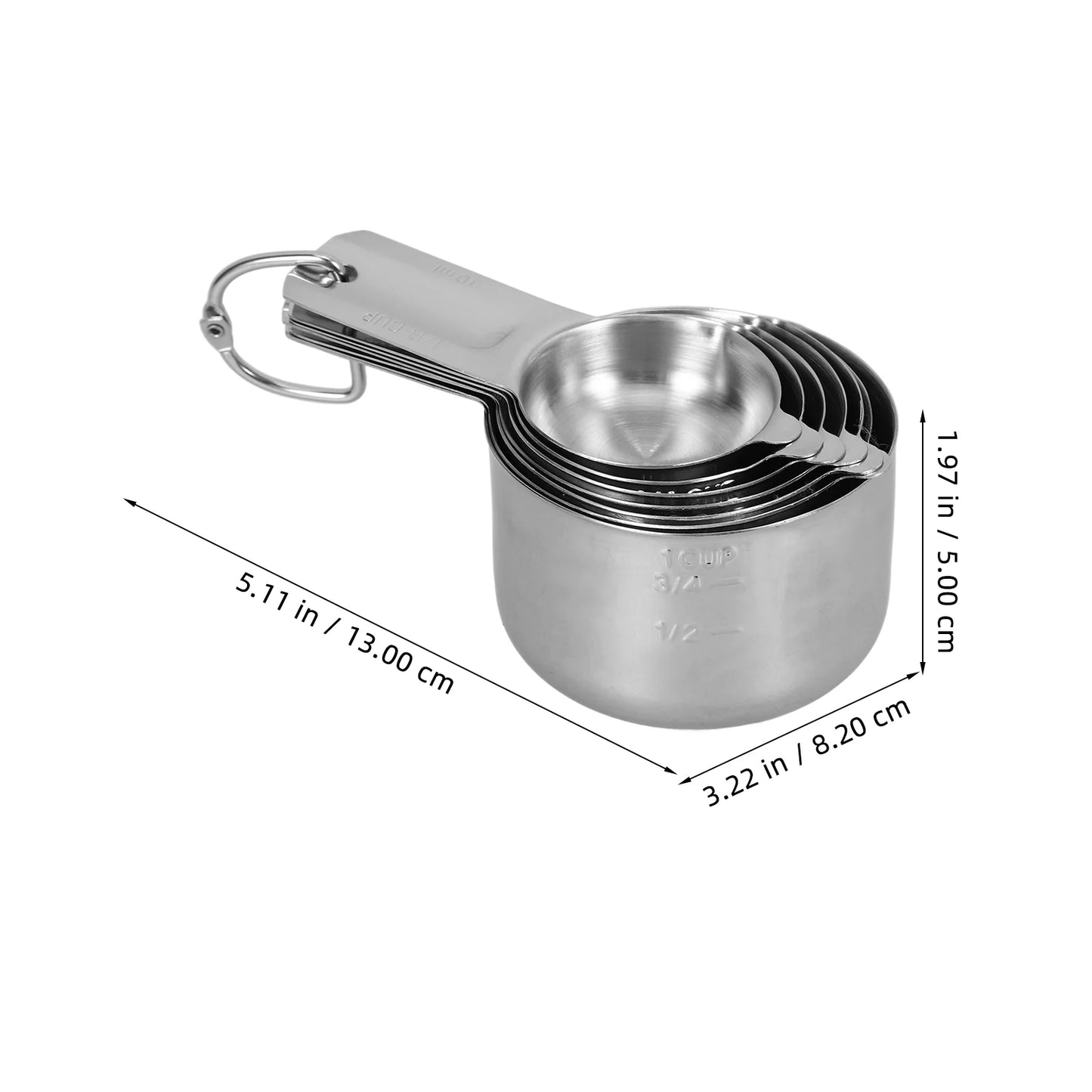 Stainless Steel Measuring Cups & Spoons (Set of 14)