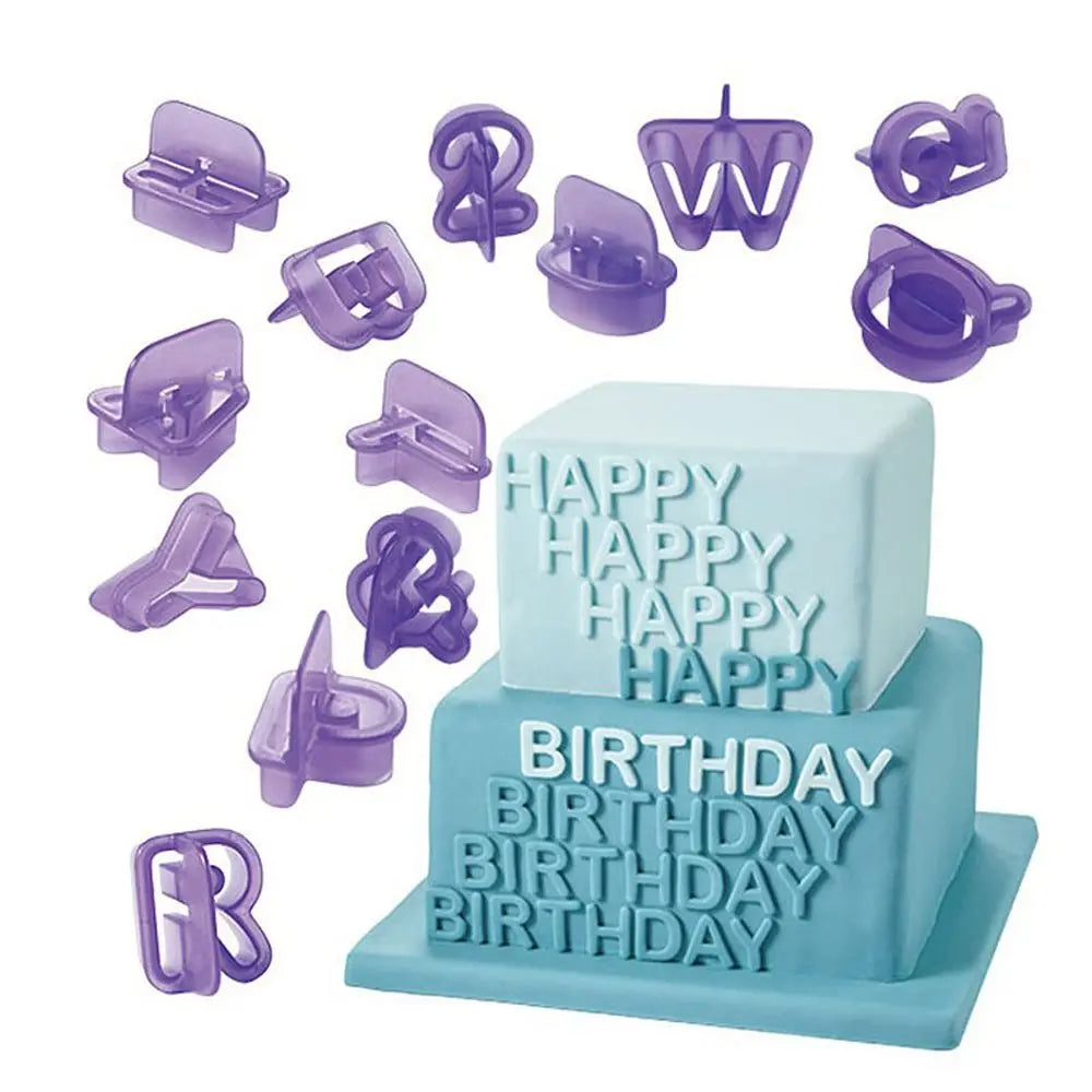 40-Piece Alphabet Cake Mold Set