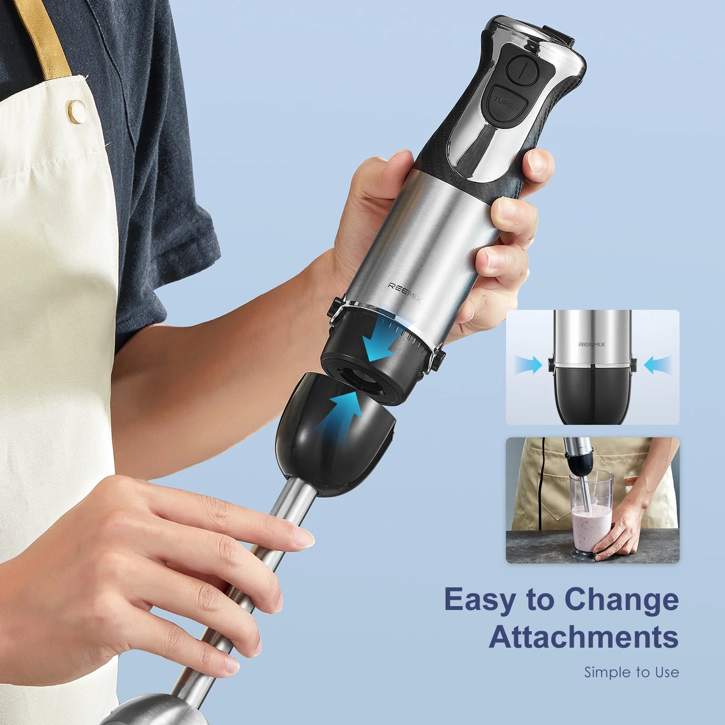 Reemix 5-in-1 Hand Blender